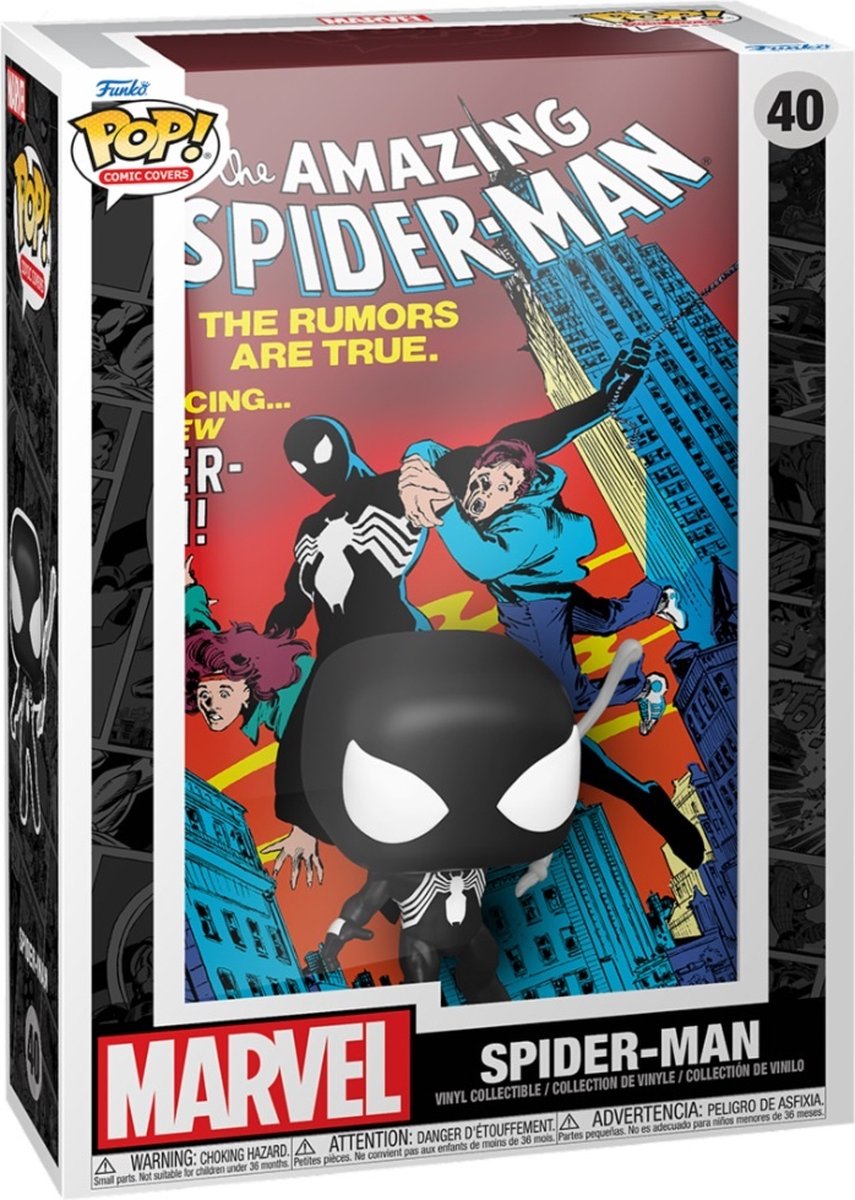 Portada del cómic funko pop: maravilla - increíble pop de spider-man #40