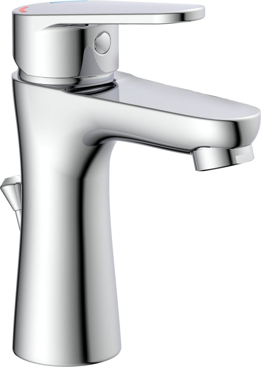 Rubinetto lavabo Schütte pico - miscelatore - con scarico - cromo