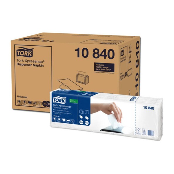 Servilletas Tork para dispensador blanco 22x33 cm n4 n12