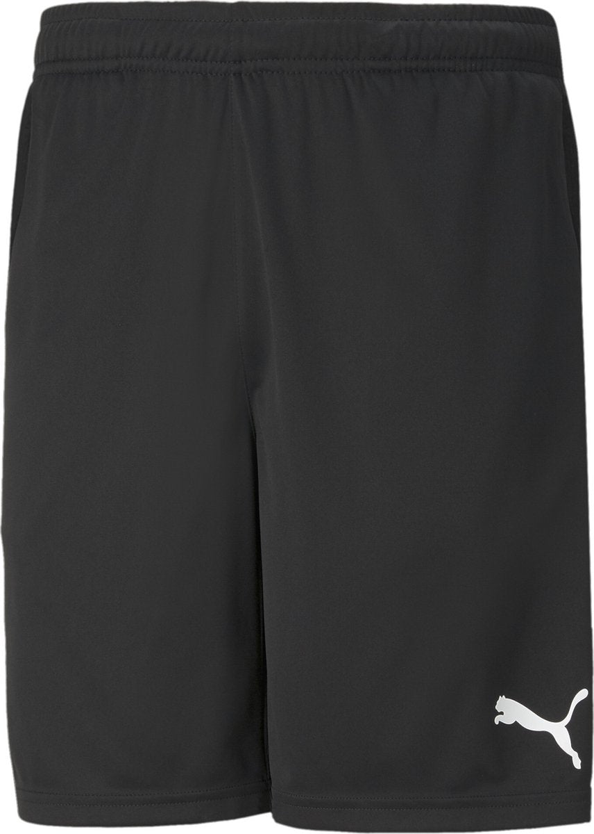 Puma teamrise training shorts men's sports pants - black- white