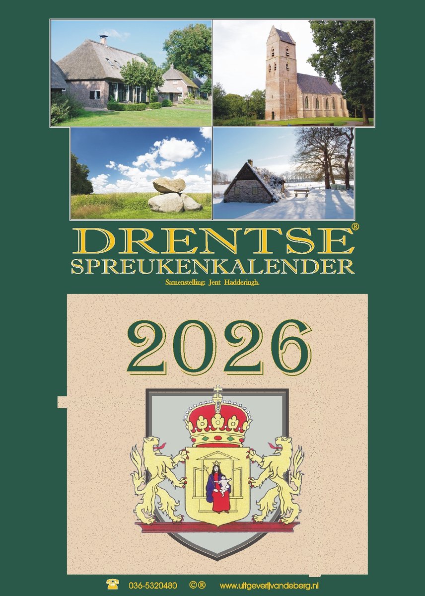 Calendario de hechizos de Drenthe 2026