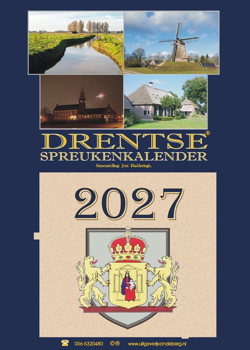 Calendario de hechizos de Drenthe 2027
