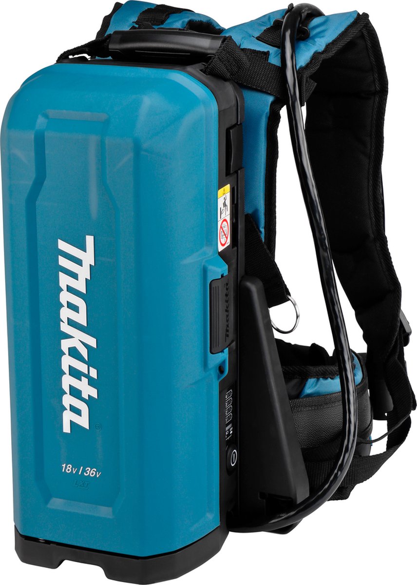 Estación de batería de mochila makita de 18 v pdc01 con adaptador 2x18 v, en caja - 191a64-2