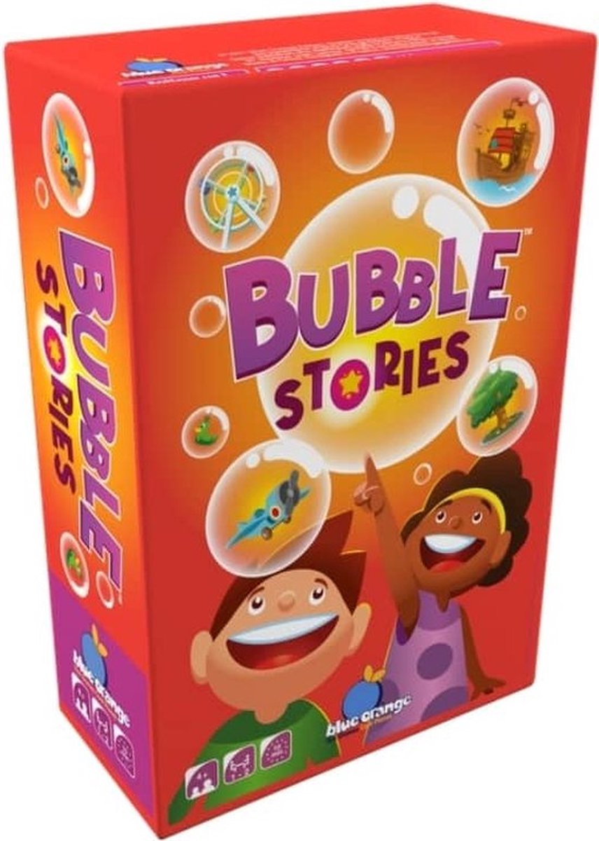 Giochi Geronimo Bubble Stories - - blu arancione - gioco di carte - da 1 a 2 giocatori - dai 4 anni