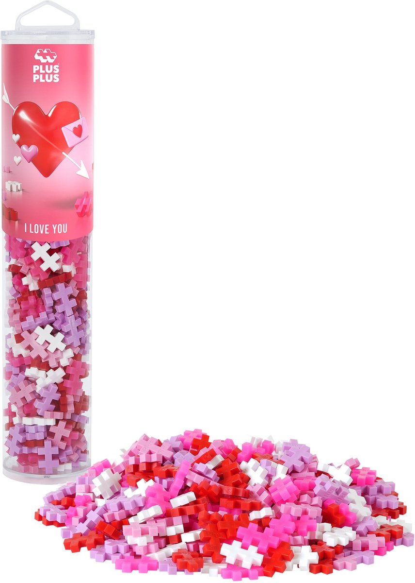 Plus plus plus-plus te amo mix: tubo de 240 piezas (4330)