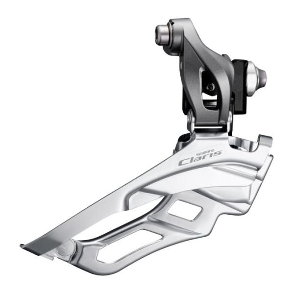 Shimano Voorkerailleur 2 x 8-speed Claris FD-R2030 LAG DOW-PULL 63-66 ° 46-52T Gray