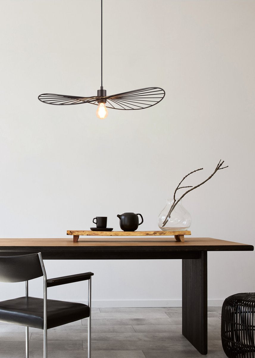 Rl live your light reality chapeau - hanging lamp - black matt - excl. 1x e27 7w - altura regulable