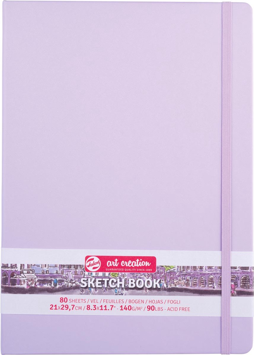 Blocco da disegno Talens Art Creation 21x29,7 cm - 80 fogli - viola