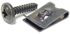 Set di viti a piastra BOFIX 4.8x19 per scooter (25 pezzi)