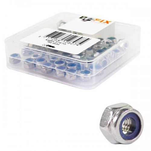 FIXX MORE dadi di bloccaggio M5 50 pezzi, acciaio inox