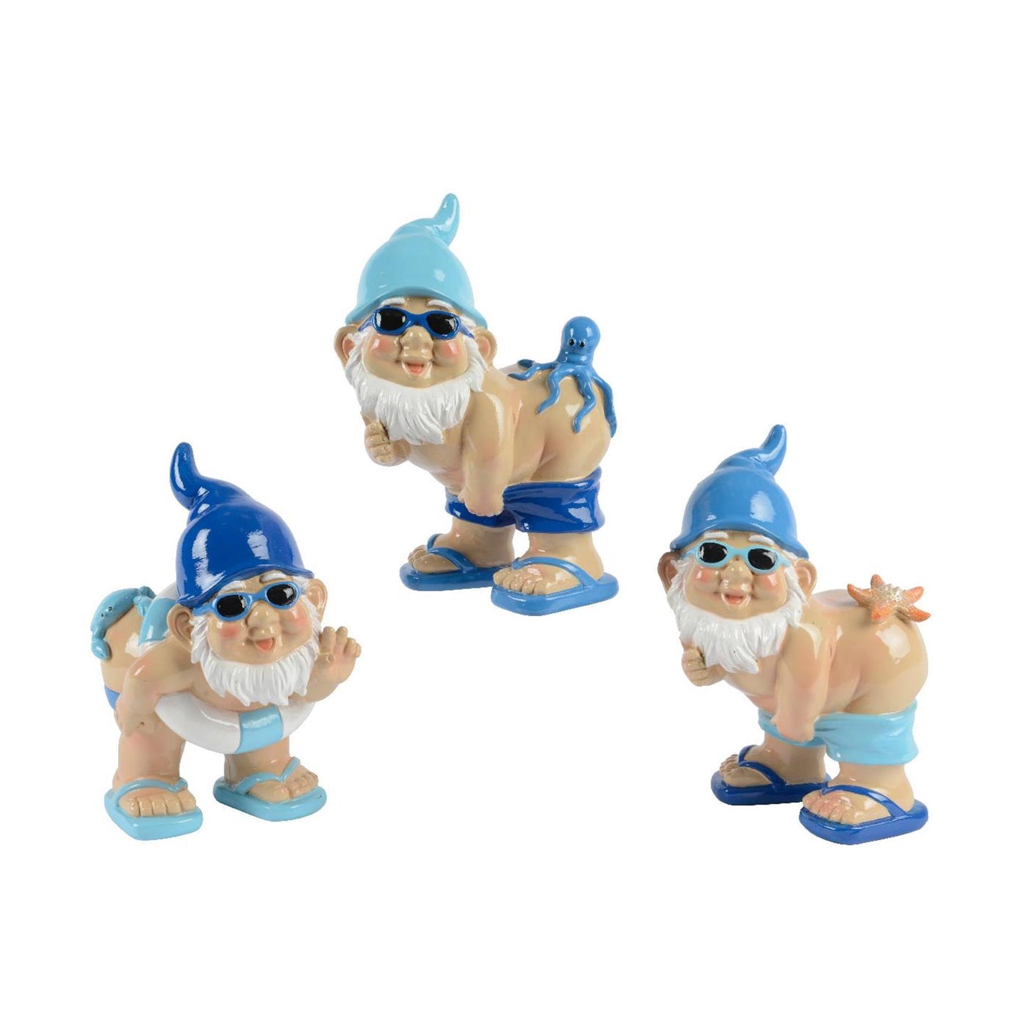 Decoris figura gnomo estati 12x10x18cm