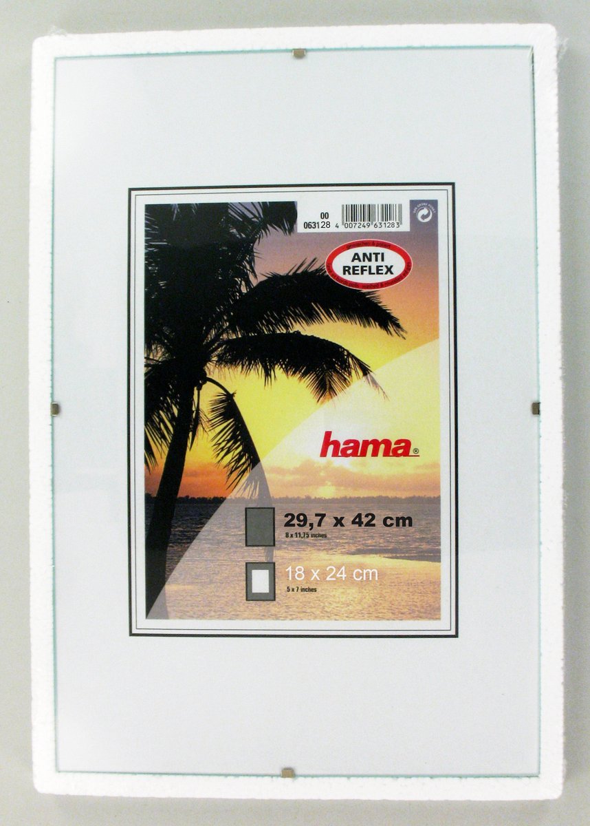 Cornice per foto Hama - clip per cornice - 29,7 x 42 cm - antiriflesso