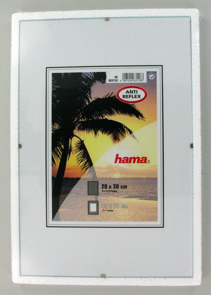 Cornice per foto Hama - clip per cornice - 20 x 30 cm - antiriflesso
