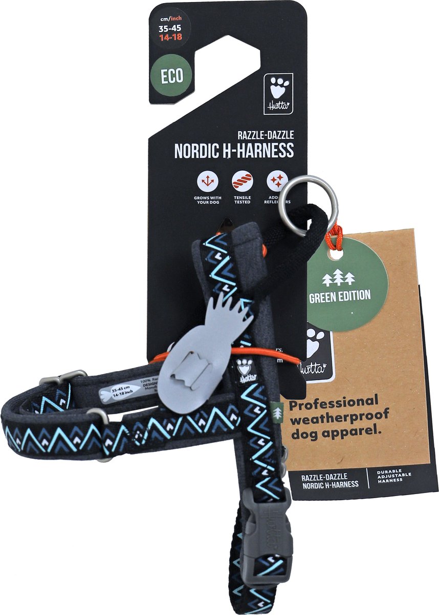Hurtta razzle-dazzle h-harness mora