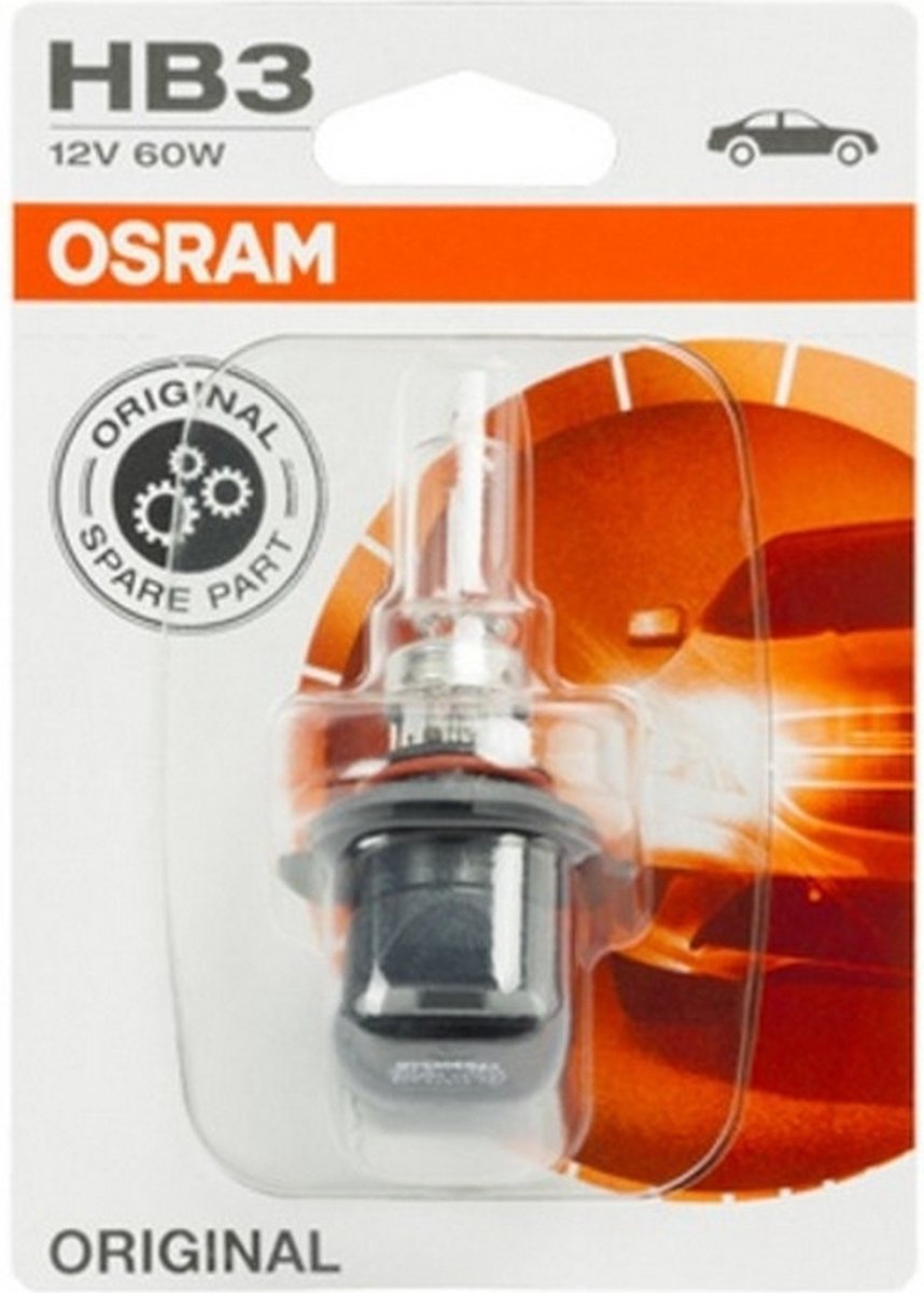 Osram ampoule culot en plastique p20d 12v 60w hb3 9005-01b neuf pour moto