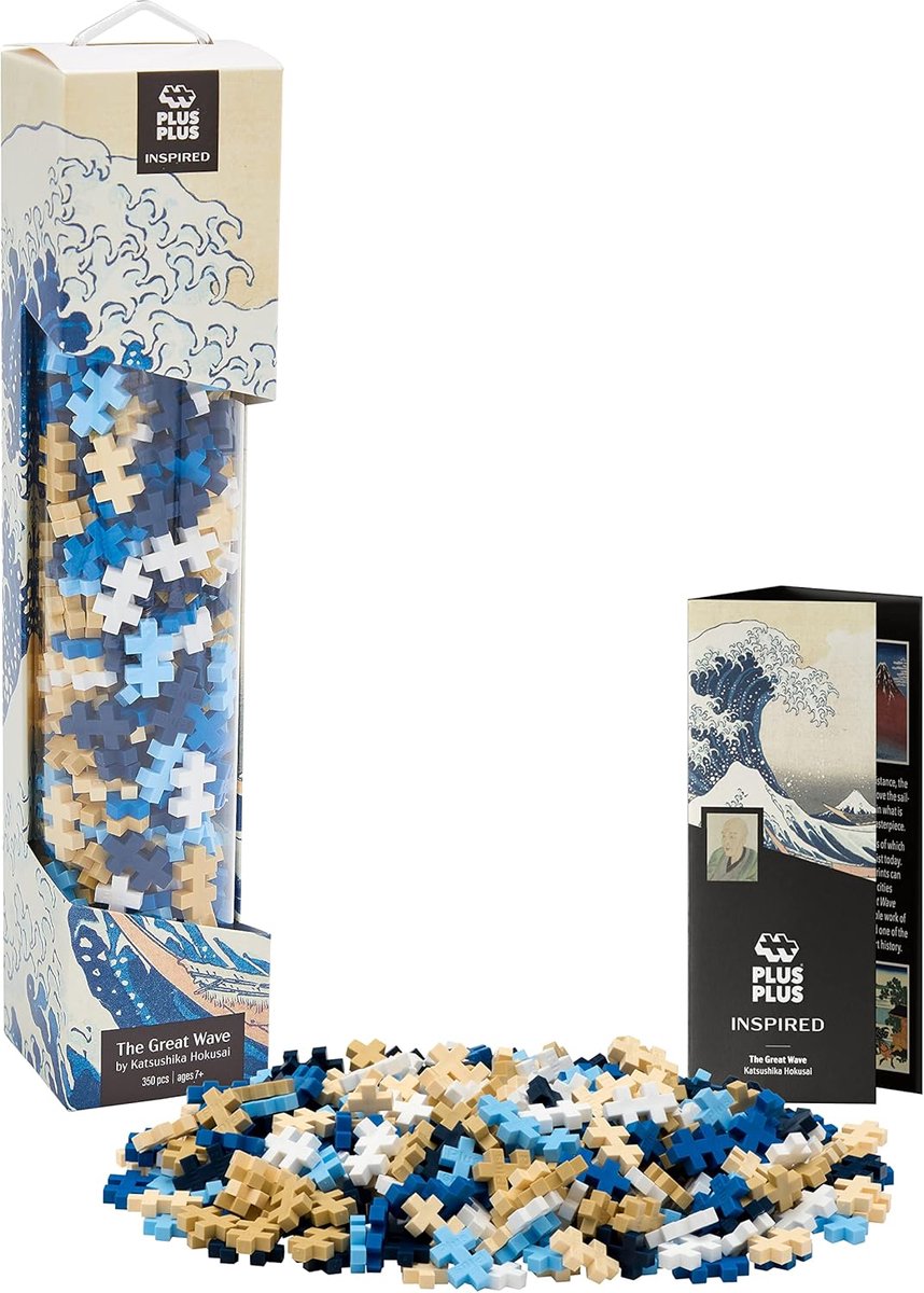 Plus plus ispirato hokusai plus-plus: 350 pezzi (4278)