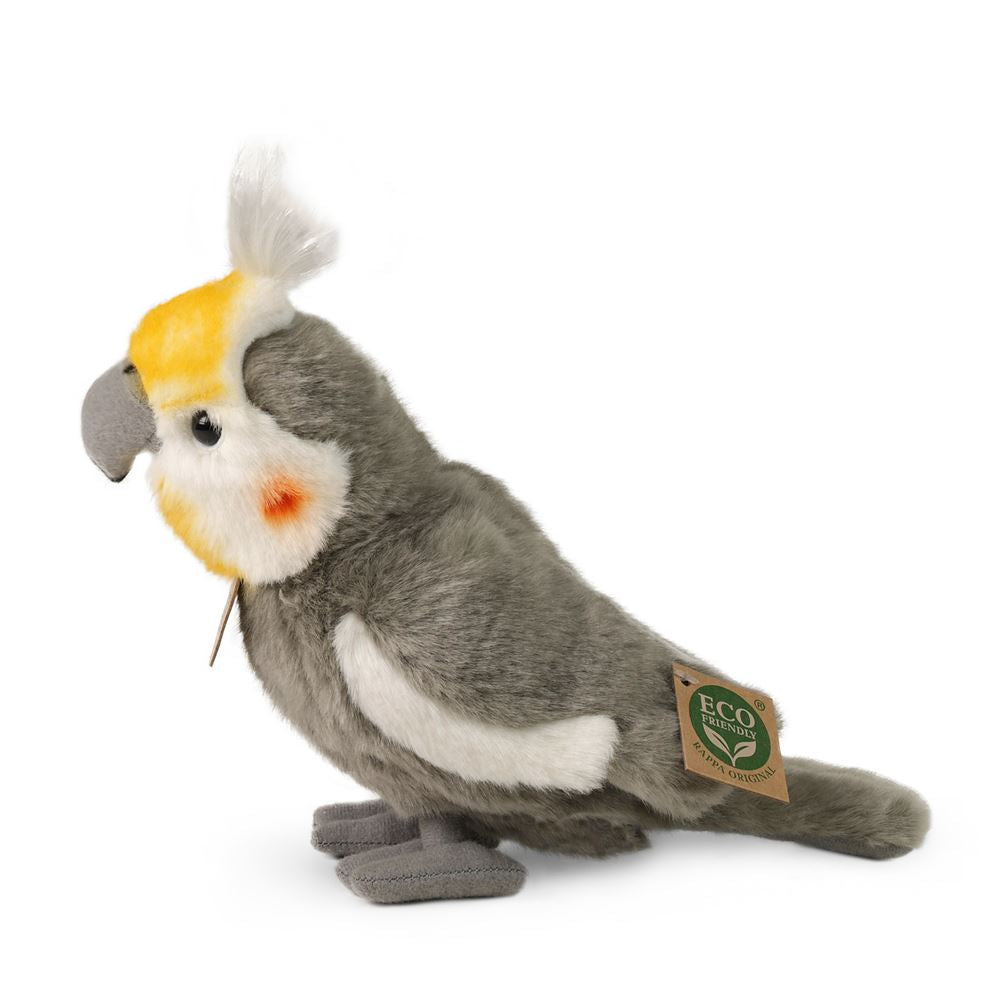 Peluche pappagallo calopsitta 20 cm eco-free