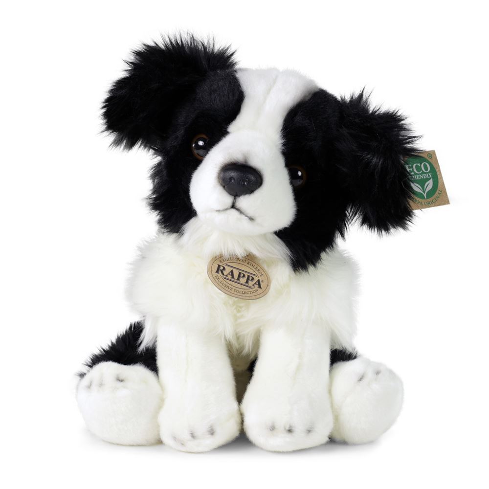 Peluche border collie 30 cm ecologico