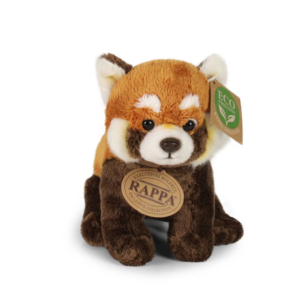Peluche panda rosso 18 cm ecologico