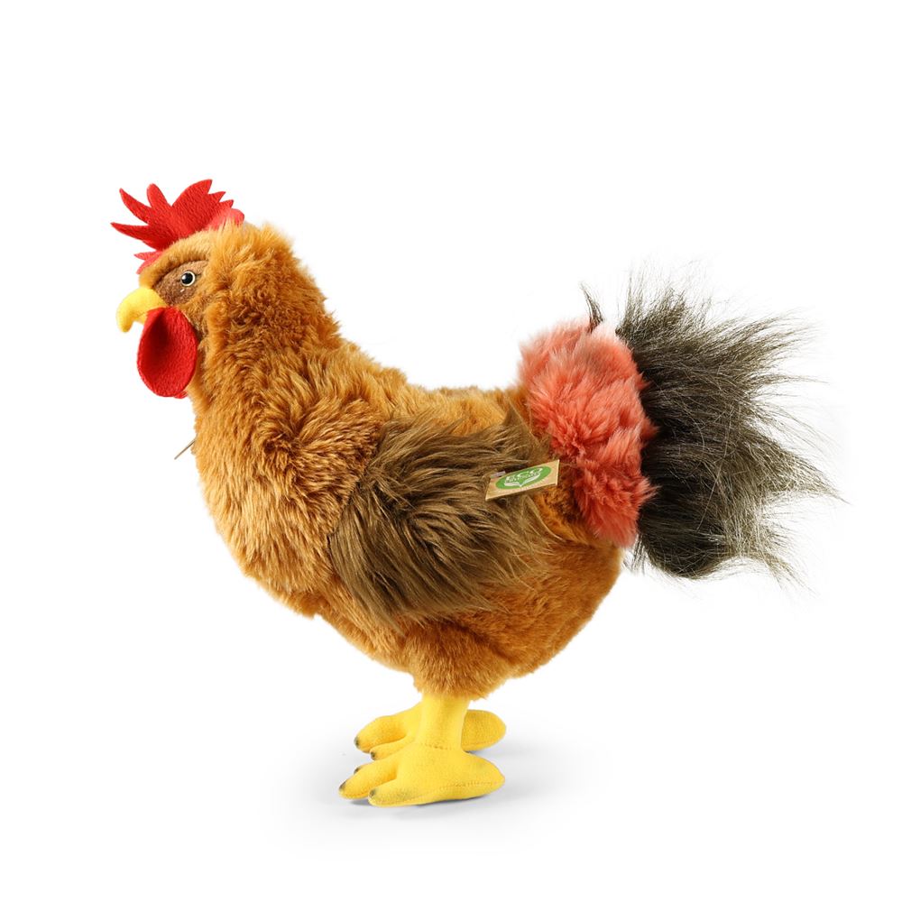 Gallo di peluche 33 cm ecologico