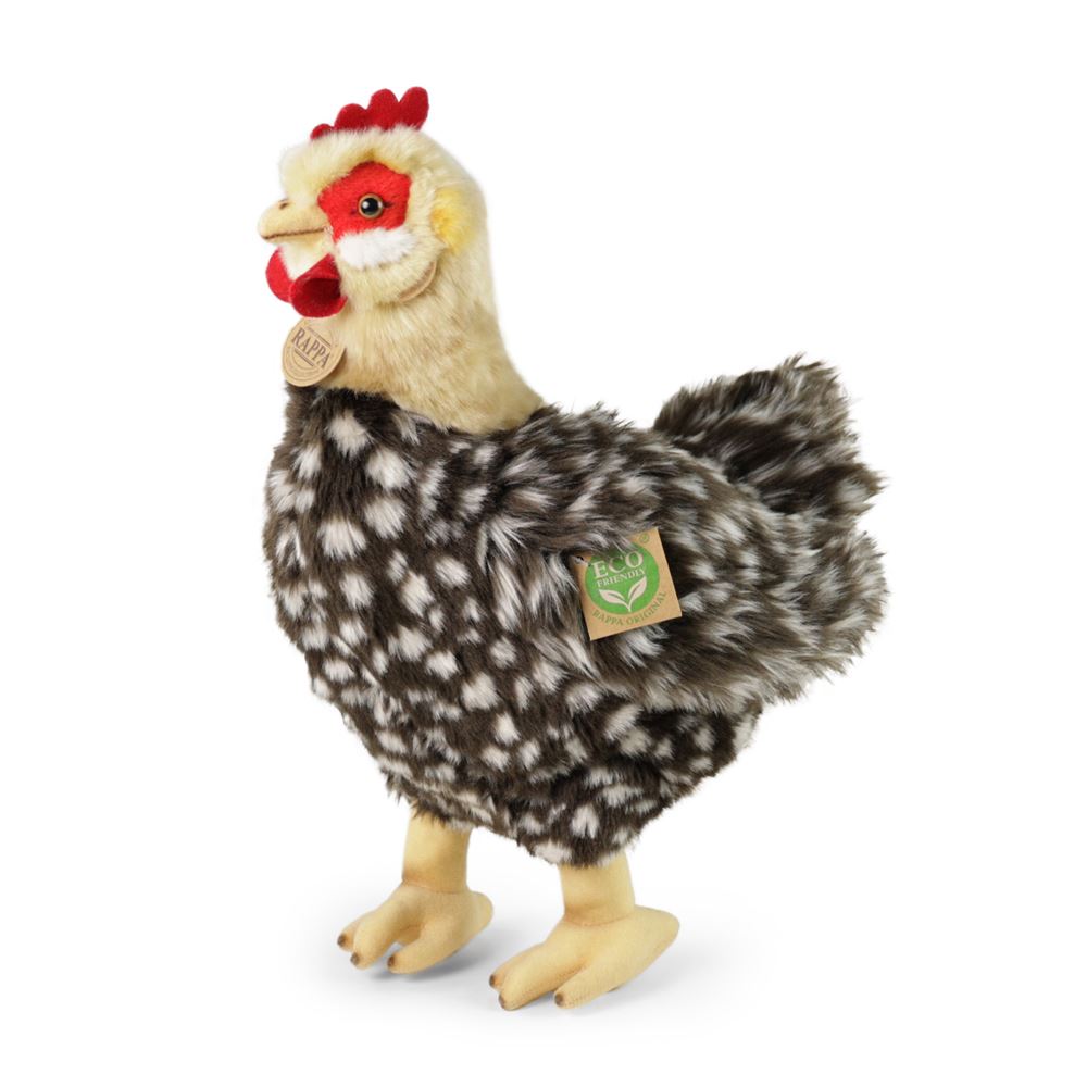 Gallina in peluche con uovo 33 cm eco-friendly