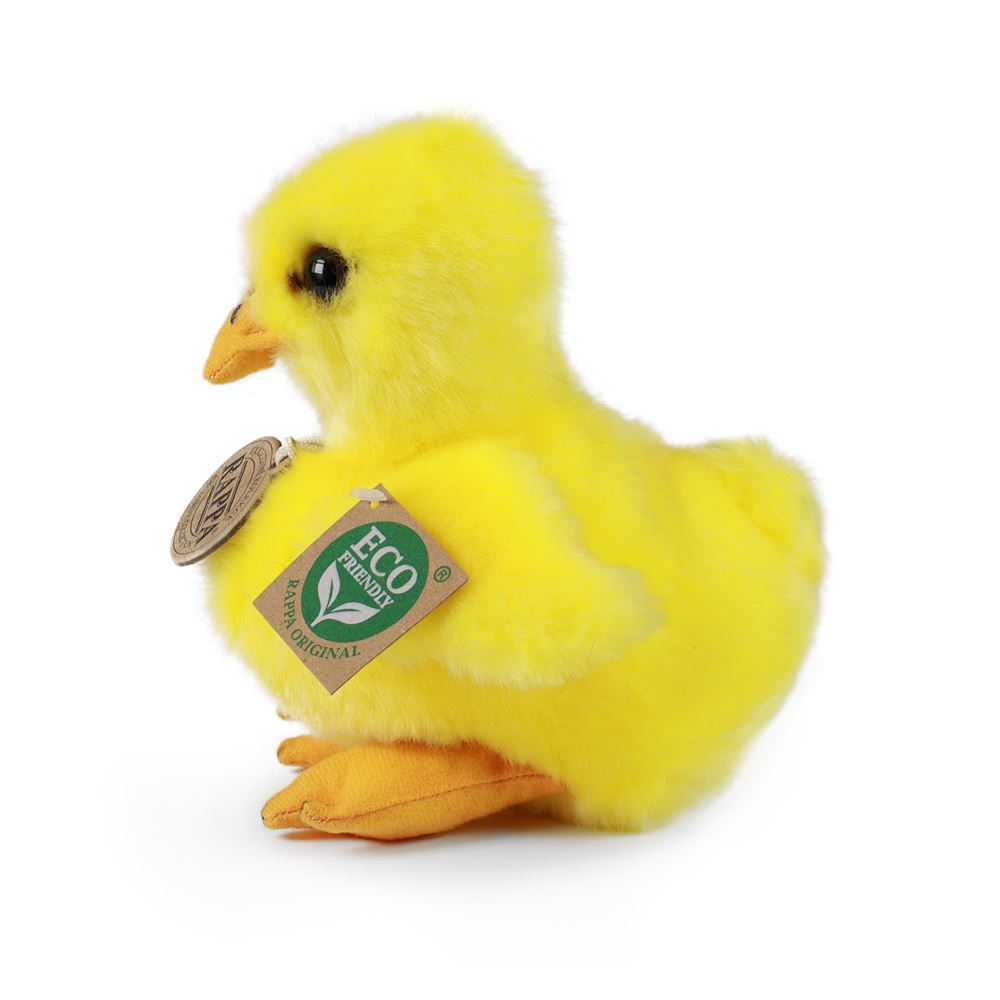 Gallina in peluche 14 cm ecologica