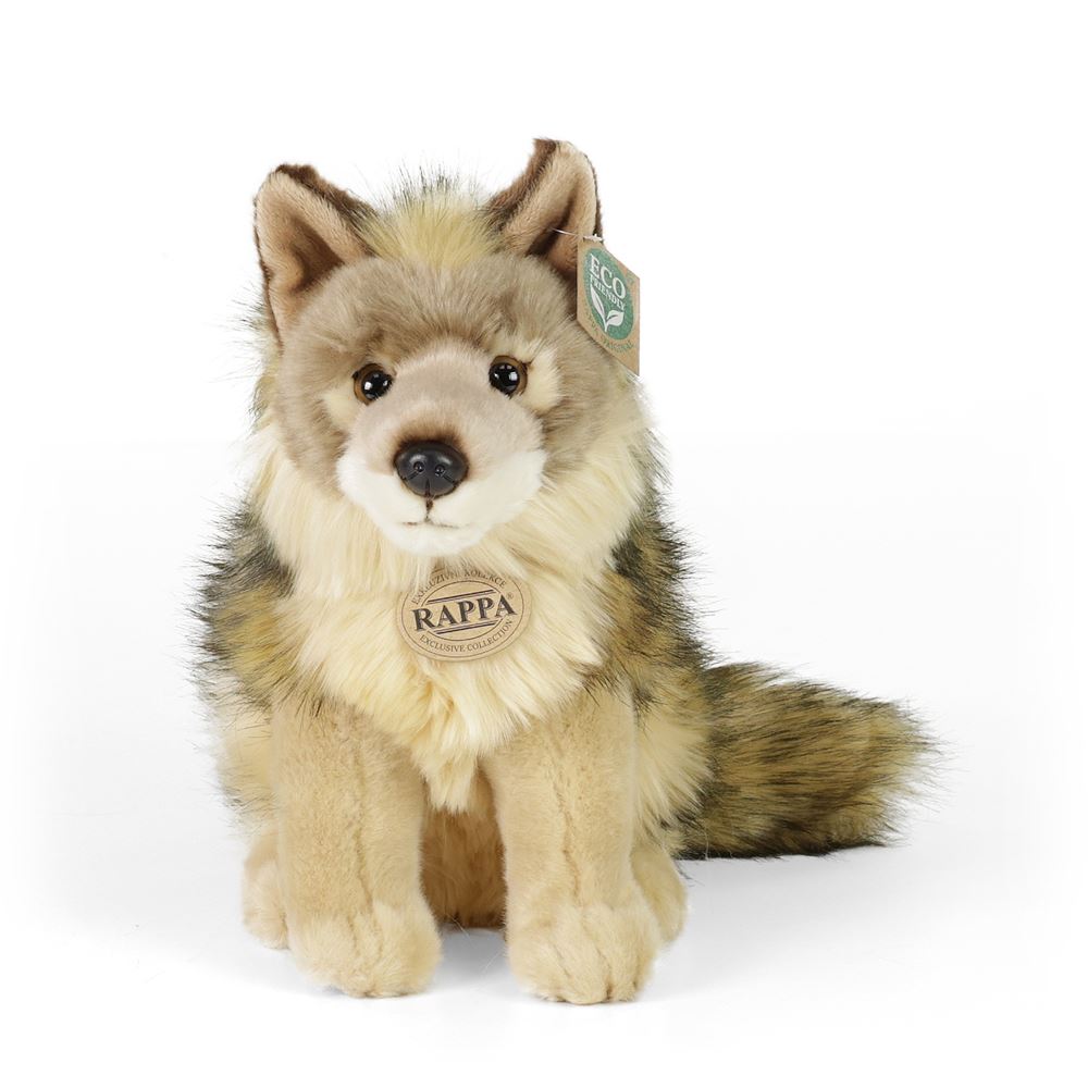 Peluche coyote lupo 24 cm ecologico