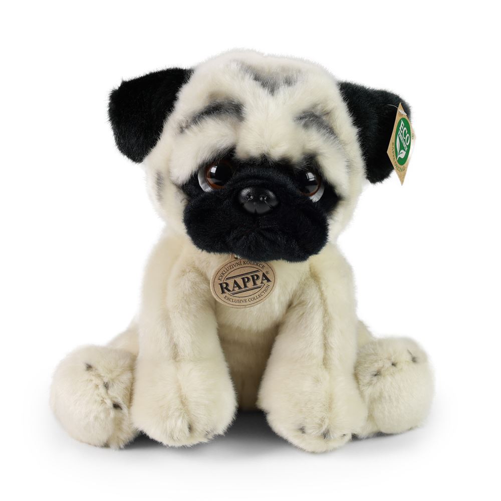 Carlino peluche 30 cm ecologico