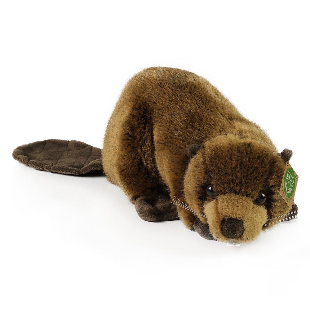 Castoro peluche 28 cm ecologico