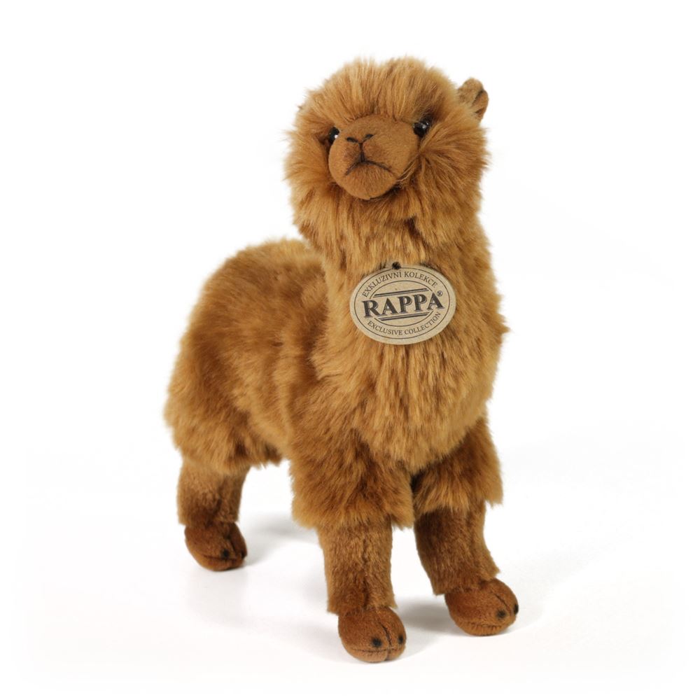 Peluche alpaca marrone 23 cm ecologico