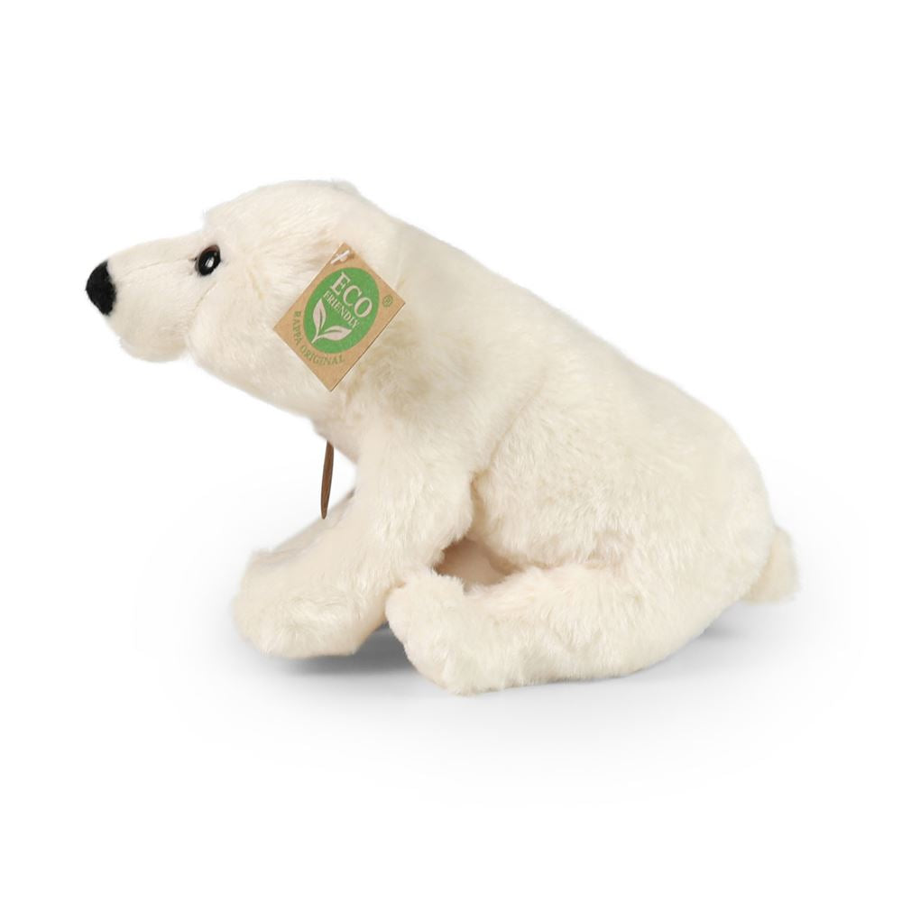 Peluche orso polare 22 cm ecologico