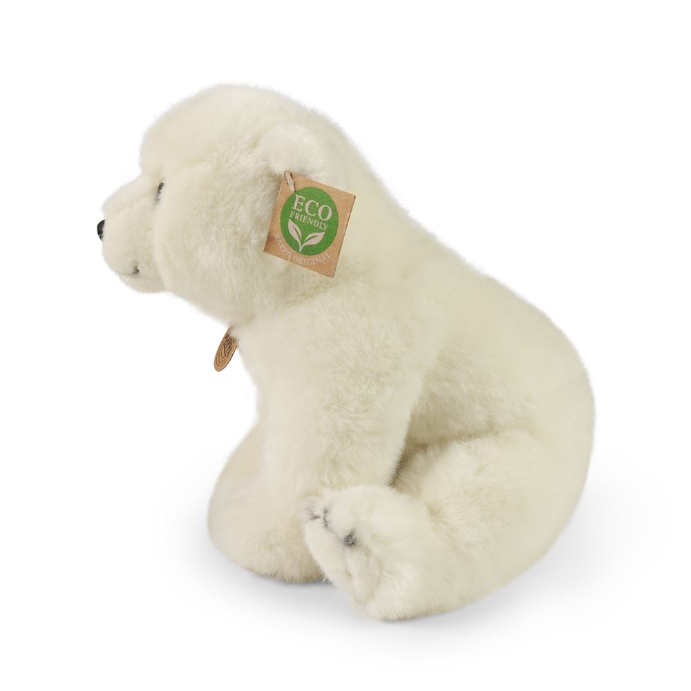 Peluche orso polare 28 cm ecologico