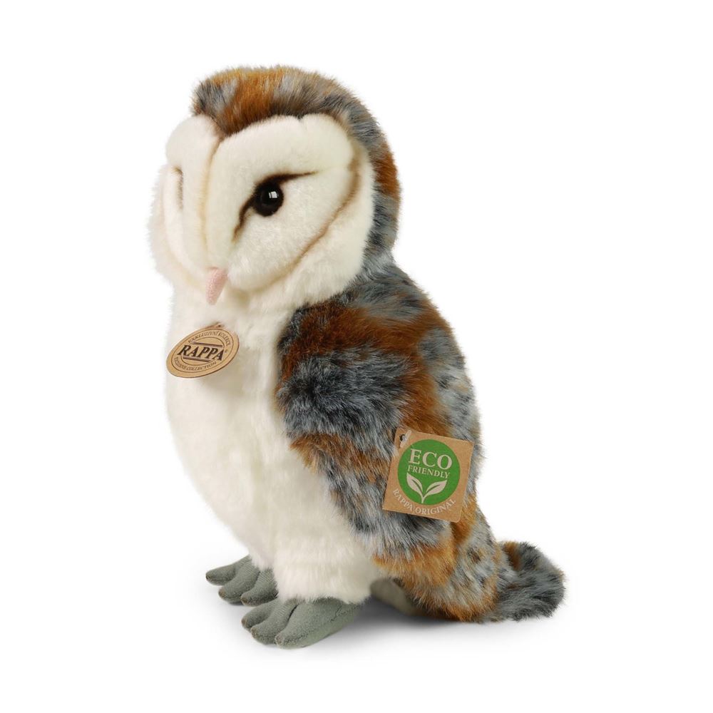 Pluche gewone kerkuil 27 cm eco-friendly