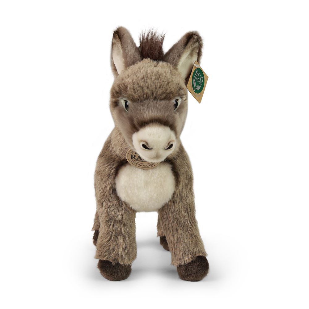 Peluche asinello 28 cm ecologico