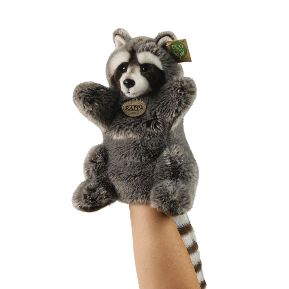 Marionetta in peluche procione 28 cm eco-friendly
