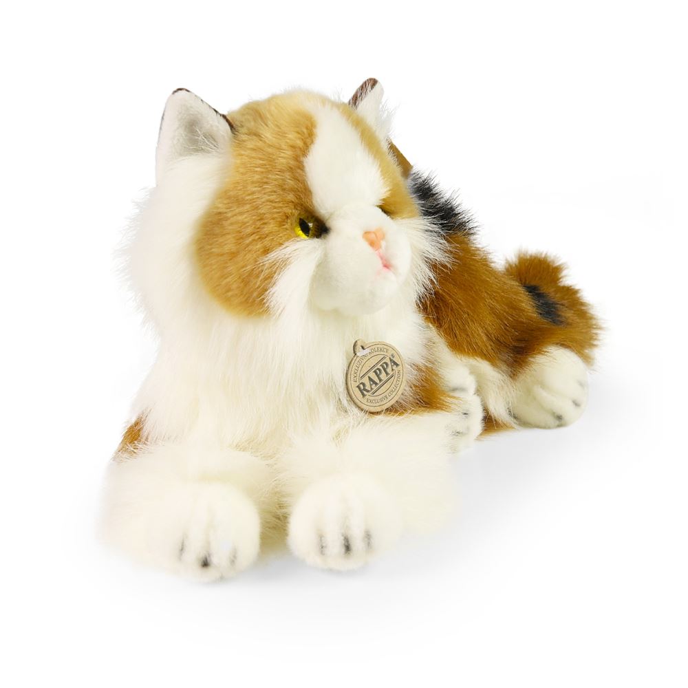 Peluche gatto tricolore 30 cm eco-friend