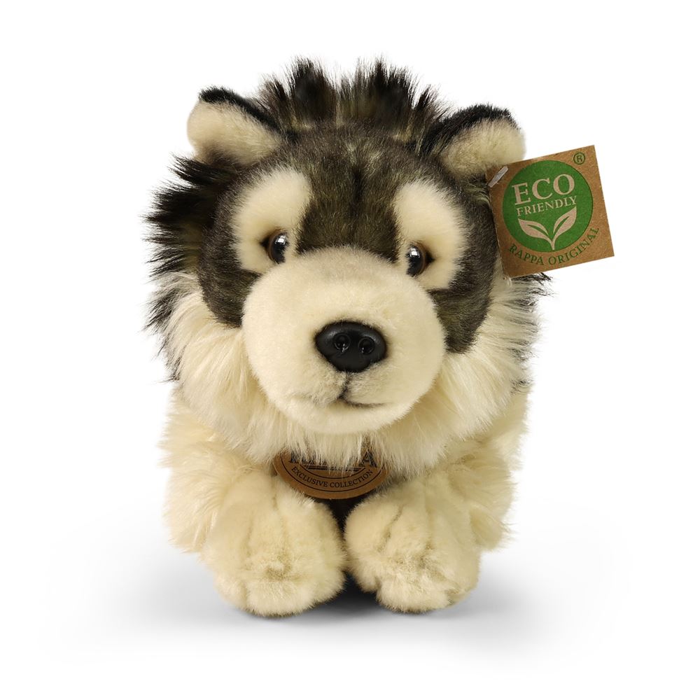 Lupo peluche 32 cm ecologico