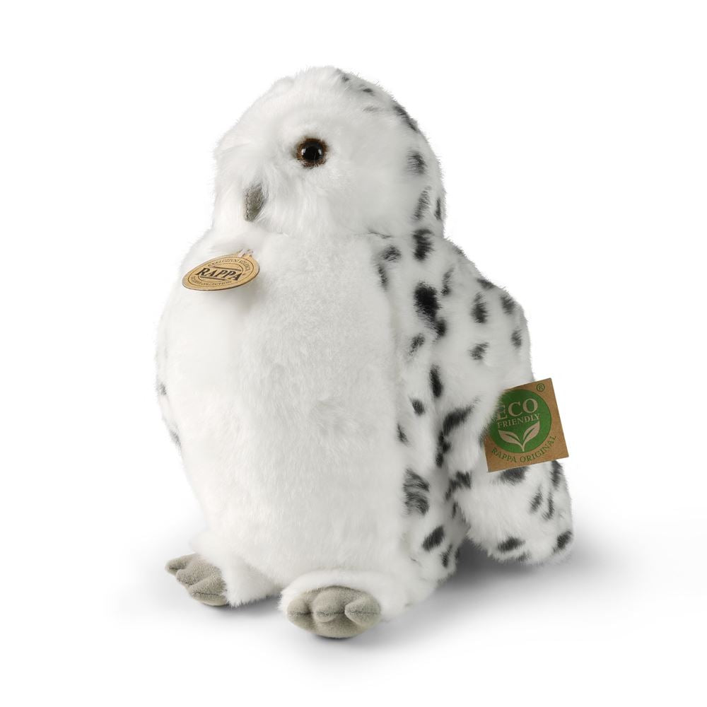Peluche gufo bianco 28 cm ecologico