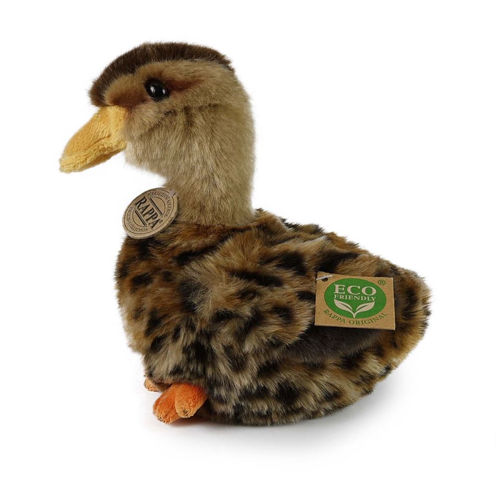 Anatra di peluche 19 cm ecologica