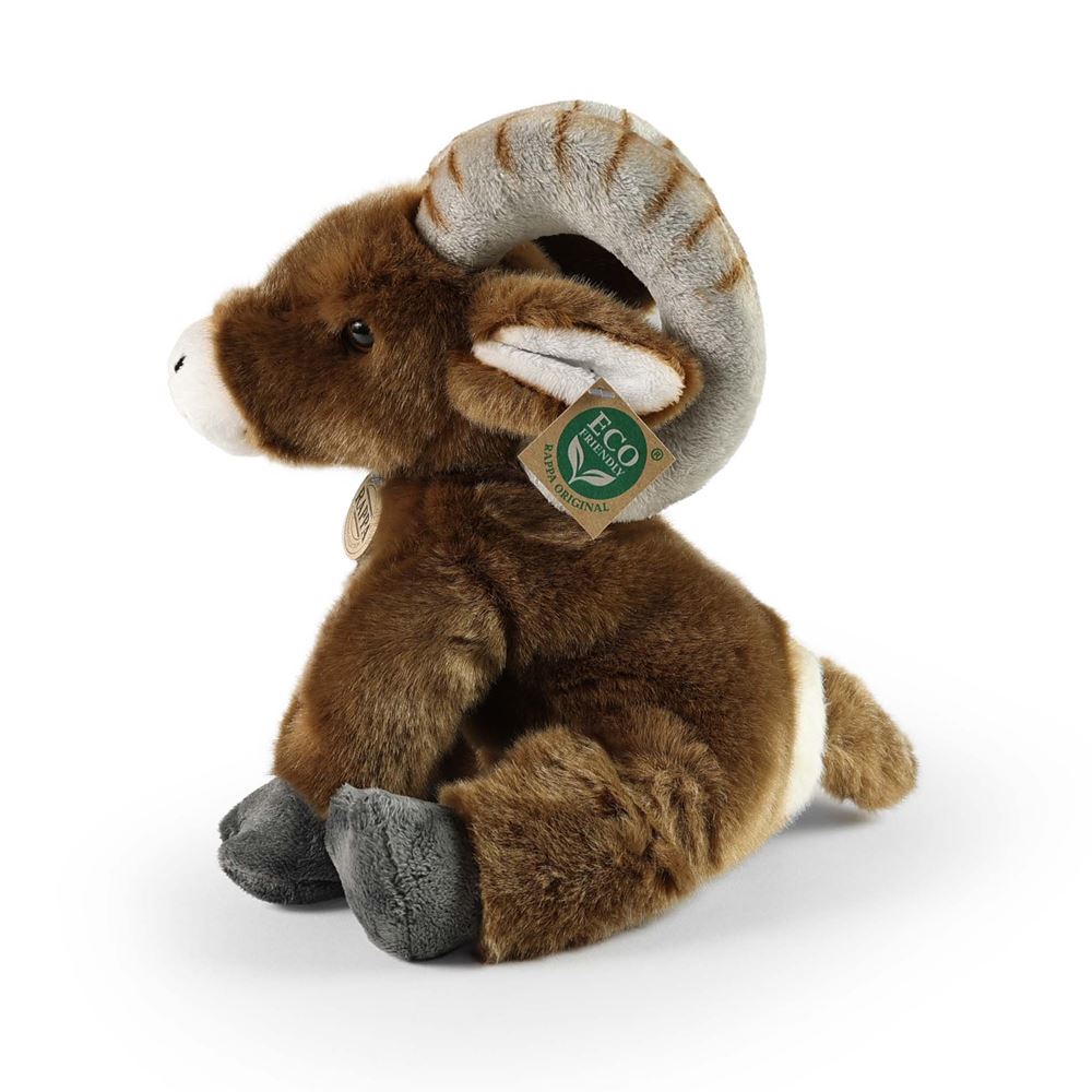 Peluche pecora bighorn 28 cm ecologica