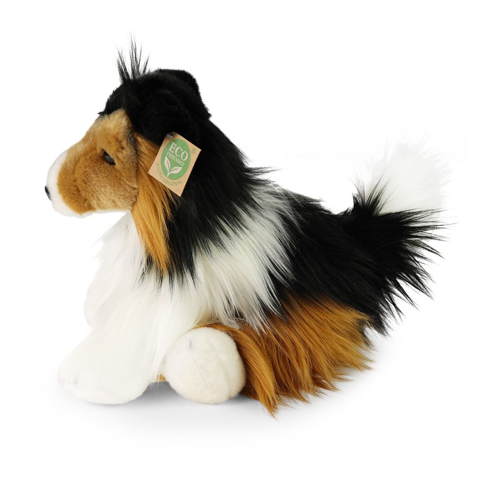 Peluche Rough Collie 28 cm ecologico