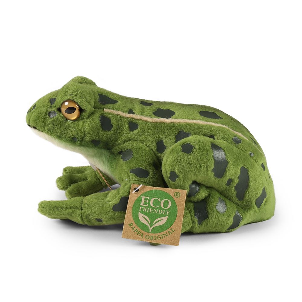 Rana peluche 19 cm ecologica
