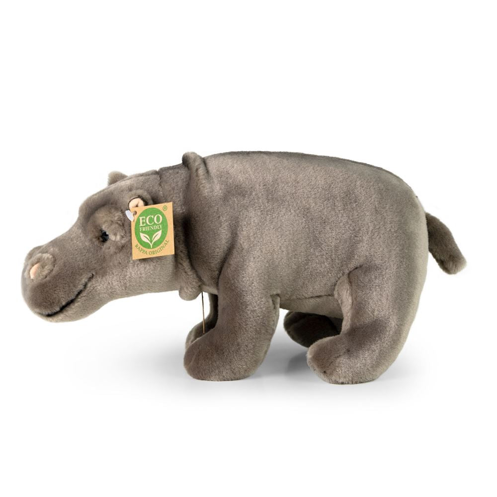Peluche ippopotamo 30 cm ecologico