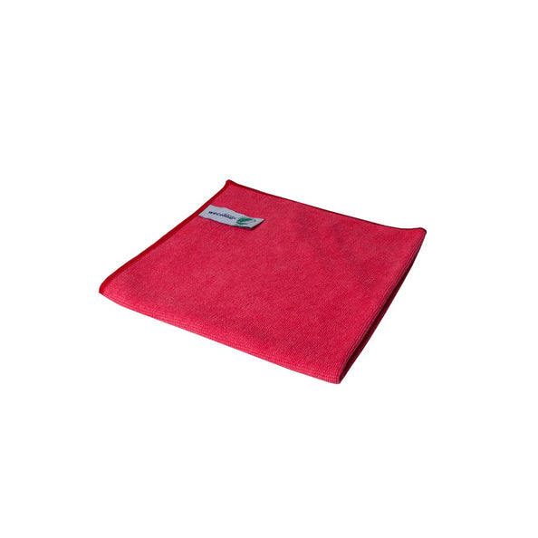 Wecoline weco panno in microfibra nordic eco rosso (10 pezzi)