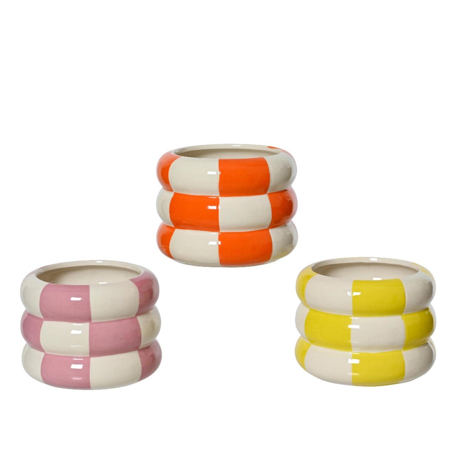 Macetero Decoris dolomita ø12,3x9,3cm