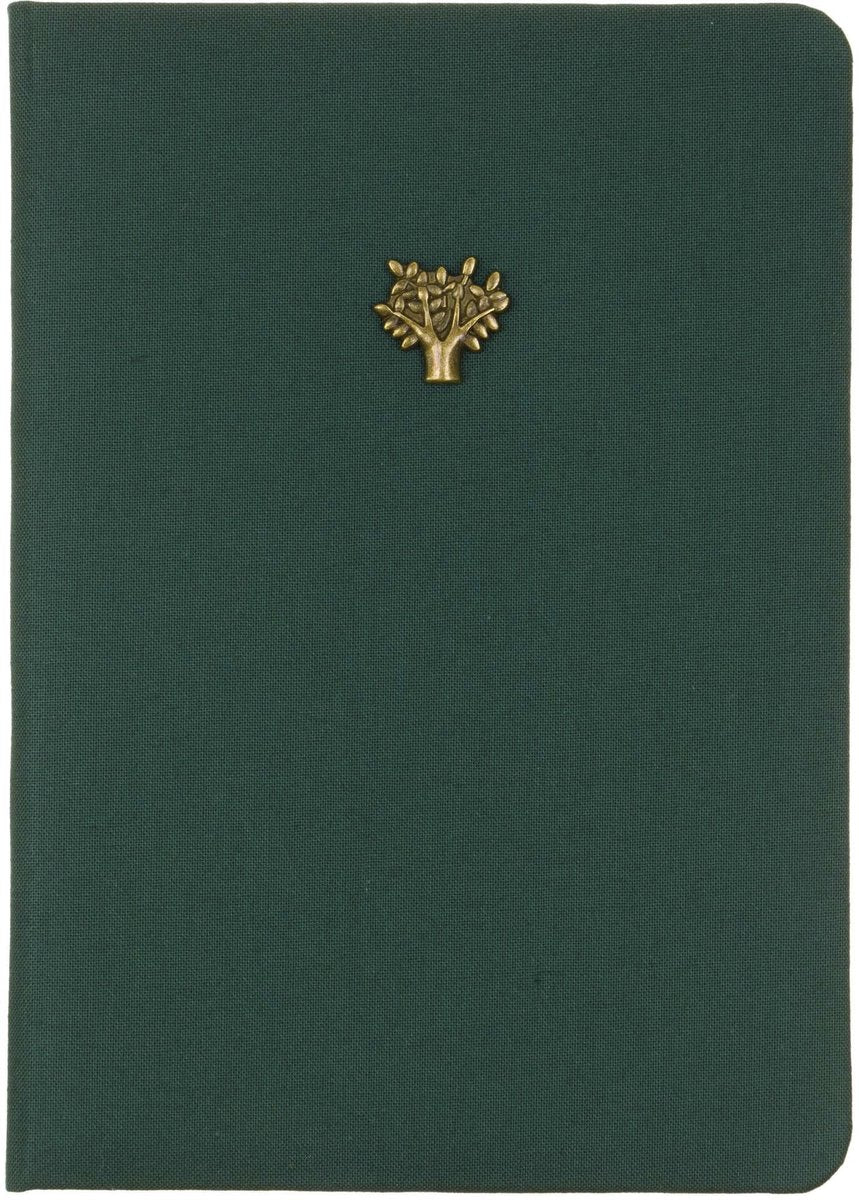 Cuaderno Eccolo - árbol verde esencial - línea - ca.13x18cm - ec-d317d