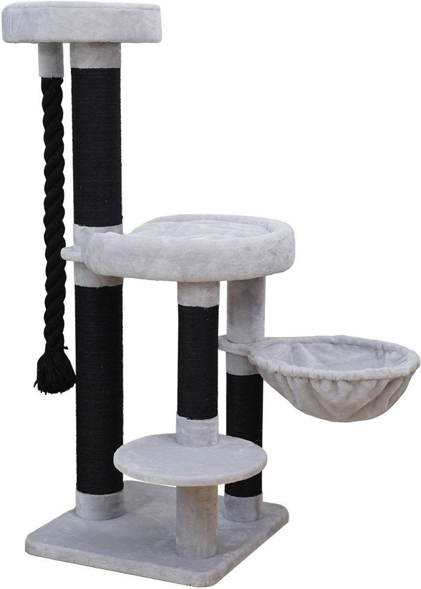 Tiragraffi Ebi nairobi grigio nero 60 x 60 x 154 cm - cat