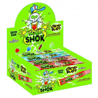 Explosión masticable de shock amargo de caramelo | 48 piezas
