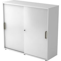 Bach sliding door cabinet hammerer 3fh white
