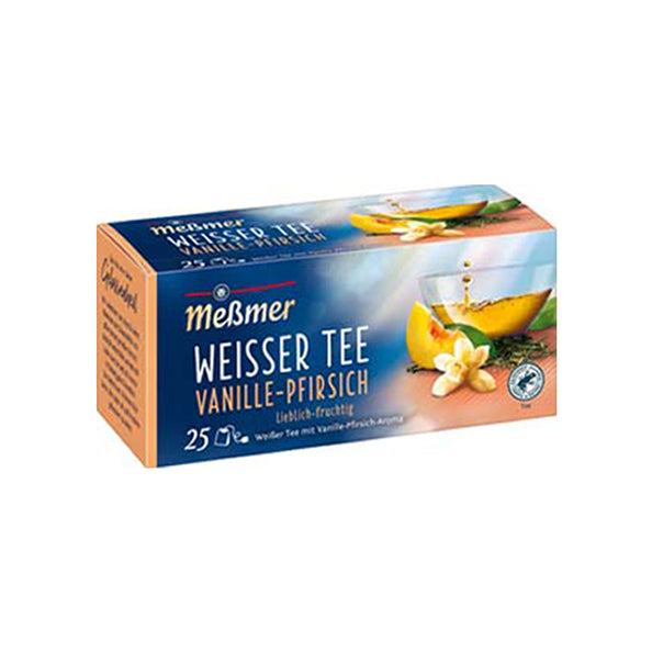 Messmer té blanco sabor vainilla 25x 1,40gr (12 piezas)